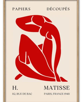 Matisse   Cut - Outs   No    09    Red   Nude    29   7x42   Cm
