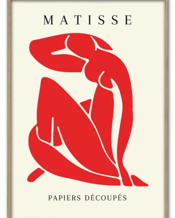 Matisse   Cut - Outs   No    02    Red    42x59       Cm