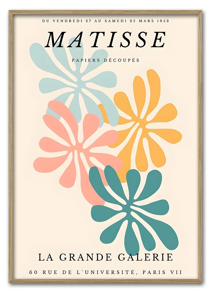Matisse Flower Study No 01 29 7x42 Cm