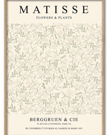 Matisse   Flowers     Plants   No    02   29   7x42   Cm