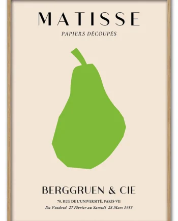 Matisse   Fruit   Cut - Out   No    04    Pear    42x59       Cm