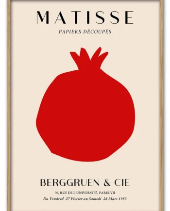 Matisse   Fruit   Cut - Out   No    02    Pomegranate    29   7x42   Cm