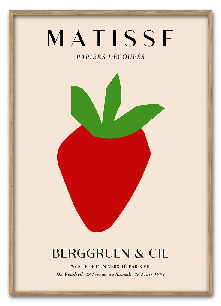 Matisse Fruit Cut - Out No 03 Strawberry 29 7x42 Cm