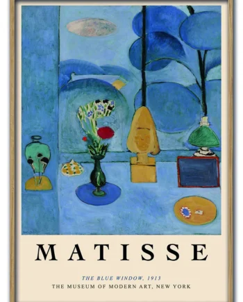 Matisse   The   Blue   Window   29   7x42   Cm
