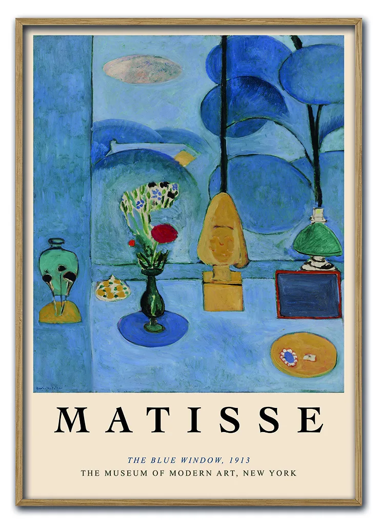 Matisse The Blue Window 29 7x42 Cm