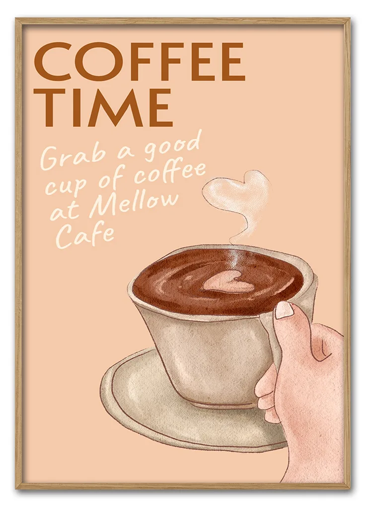 Mellow Coffee Time 42x59 Cm