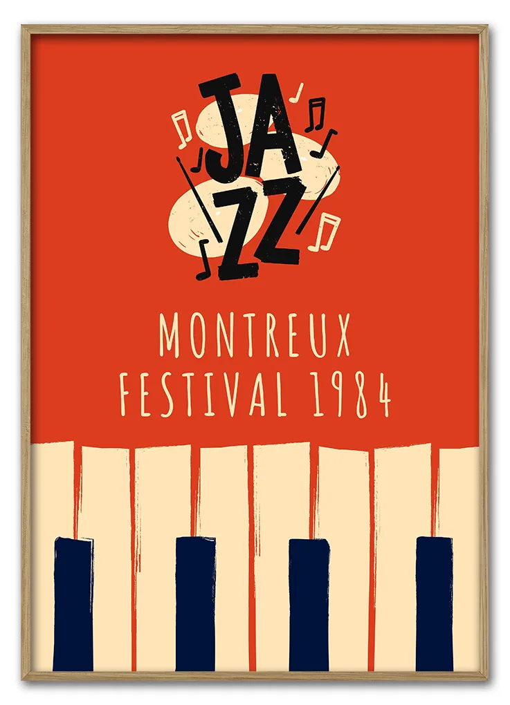Montreux Jazz 1984 29 7x42 Cm