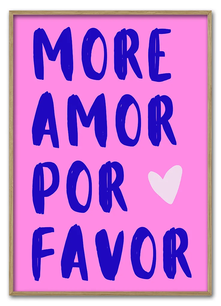 More Amor Por Favor 29 7x42 Cm