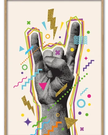 Neon   Rock   Hand   29   7x42   Cm