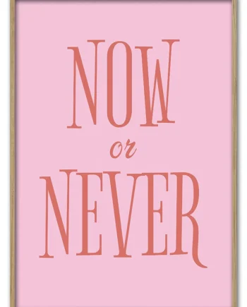 Now   Or   Never   29   7x42   Cm
