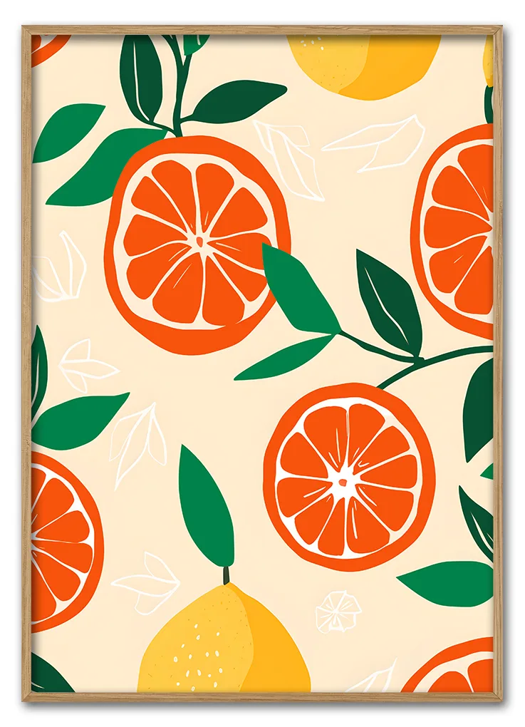 Orange Pop 29 7x42 Cm