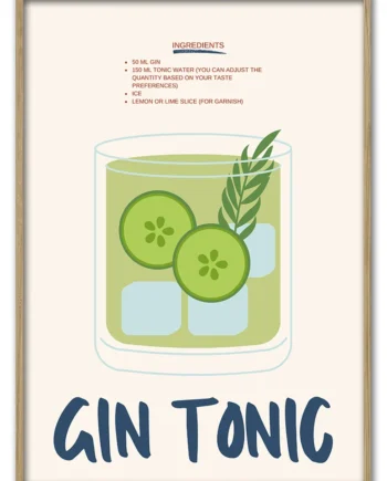 Pastel   Cool   Gin   Tonic   29   7x42   Cm