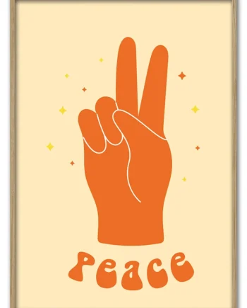 Peace   Fingers   29   7x42   Cm