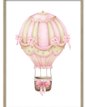 Pink   Air   Balloon   29   7x42   Cm