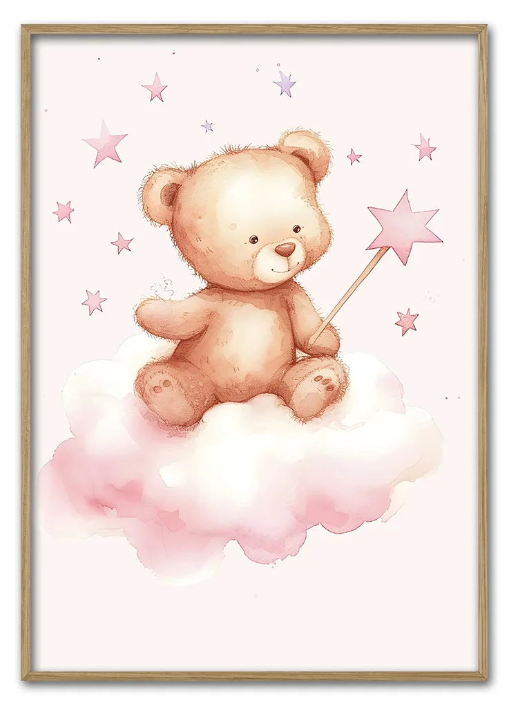 Pink Cloud Bear 29 7x42 Cm