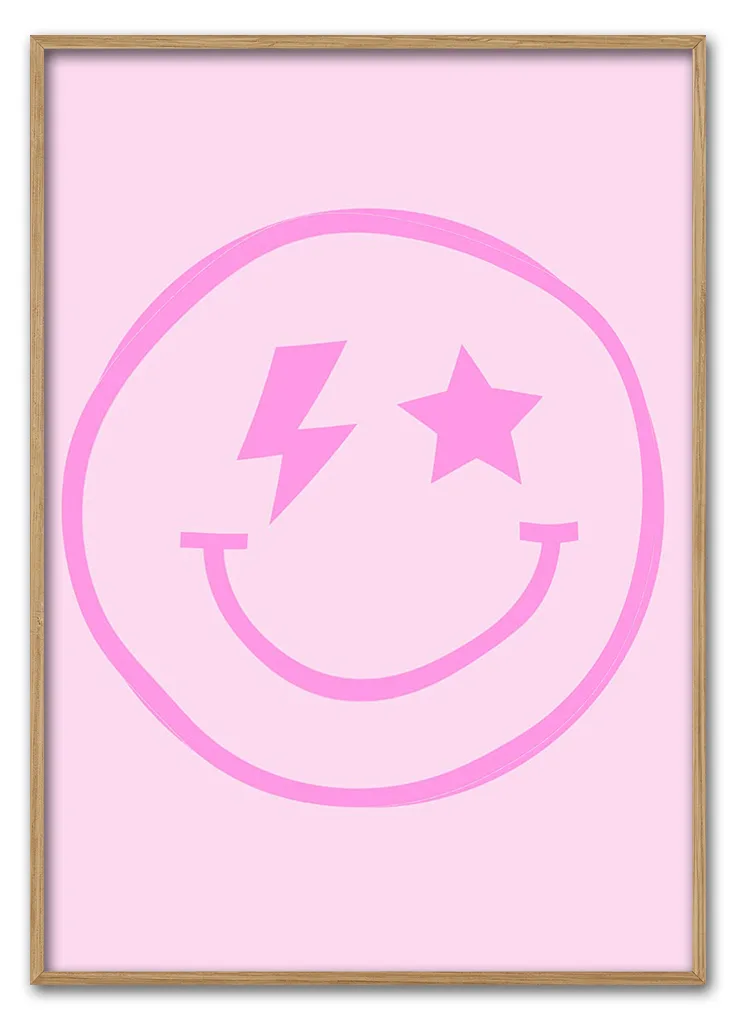 Pink Star Smile 29 7x42 Cm
