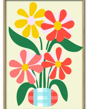 Playful   Posy   No    03   50x70   Cm