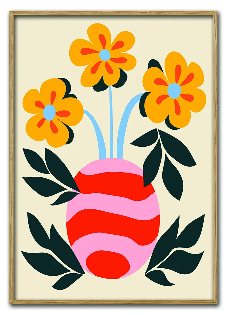 Playful Posy No 05 29 7x42 Cm