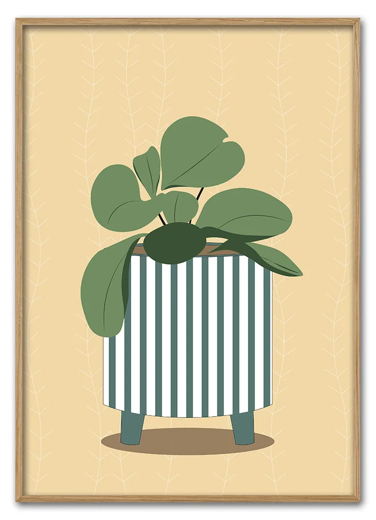 Potted Plant No 02 29 7x42 Cm
