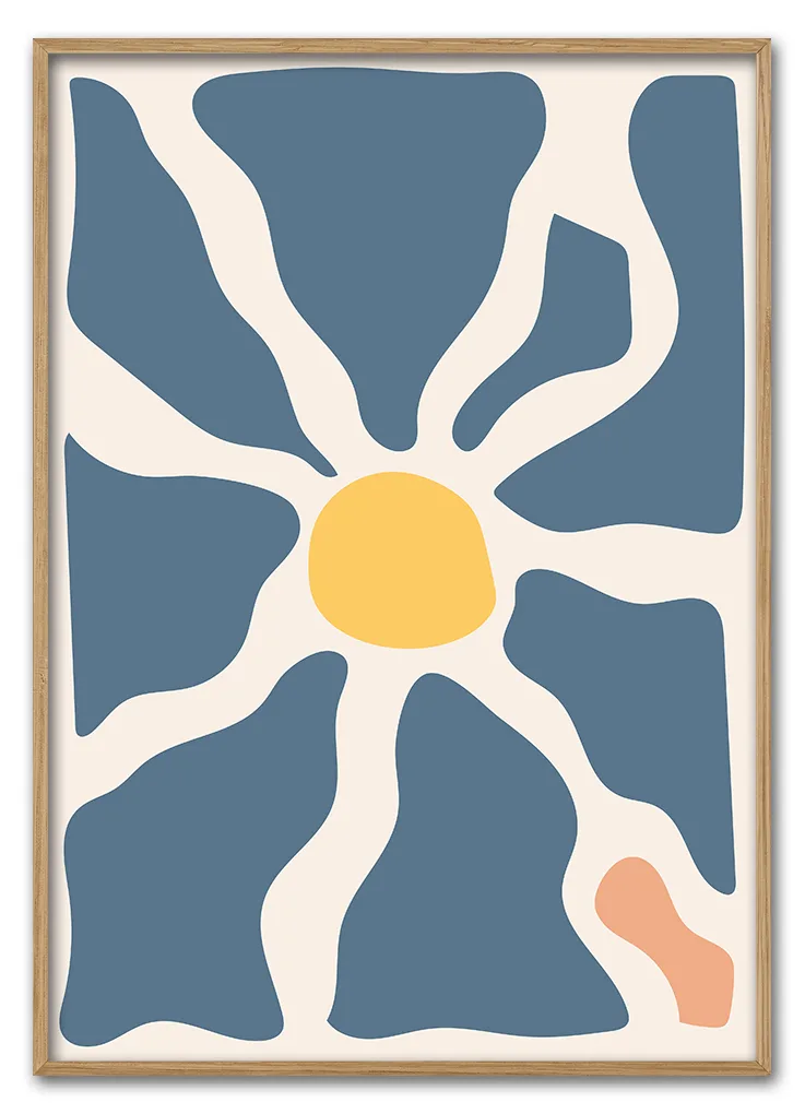 Radial Bloom No 02 29 7x42 Cm