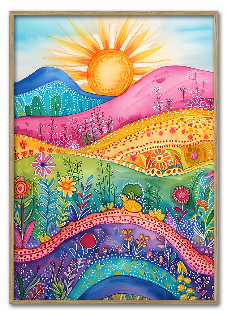 Rainbow Hills No 01 29 7x42 Cm