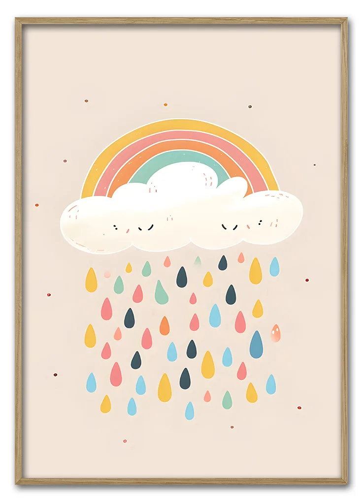 Rainbow Rain 29 7x42 Cm