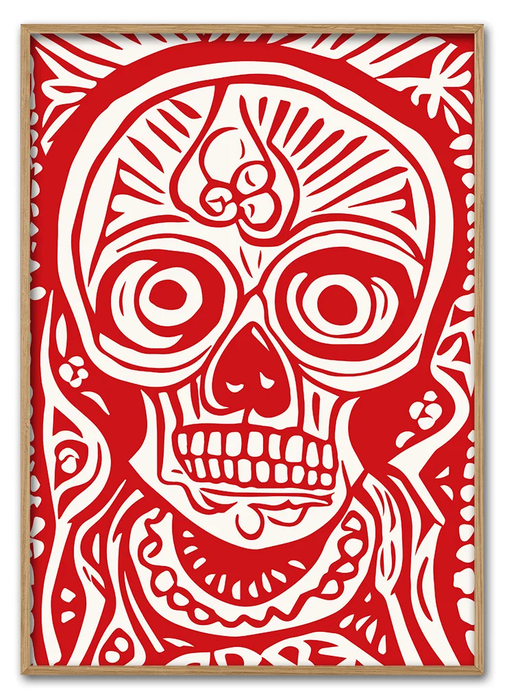 Red Skull Ritual 29 7x42 Cm