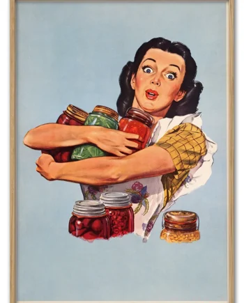 Retro   Grocery   Panic   50x70   Cm