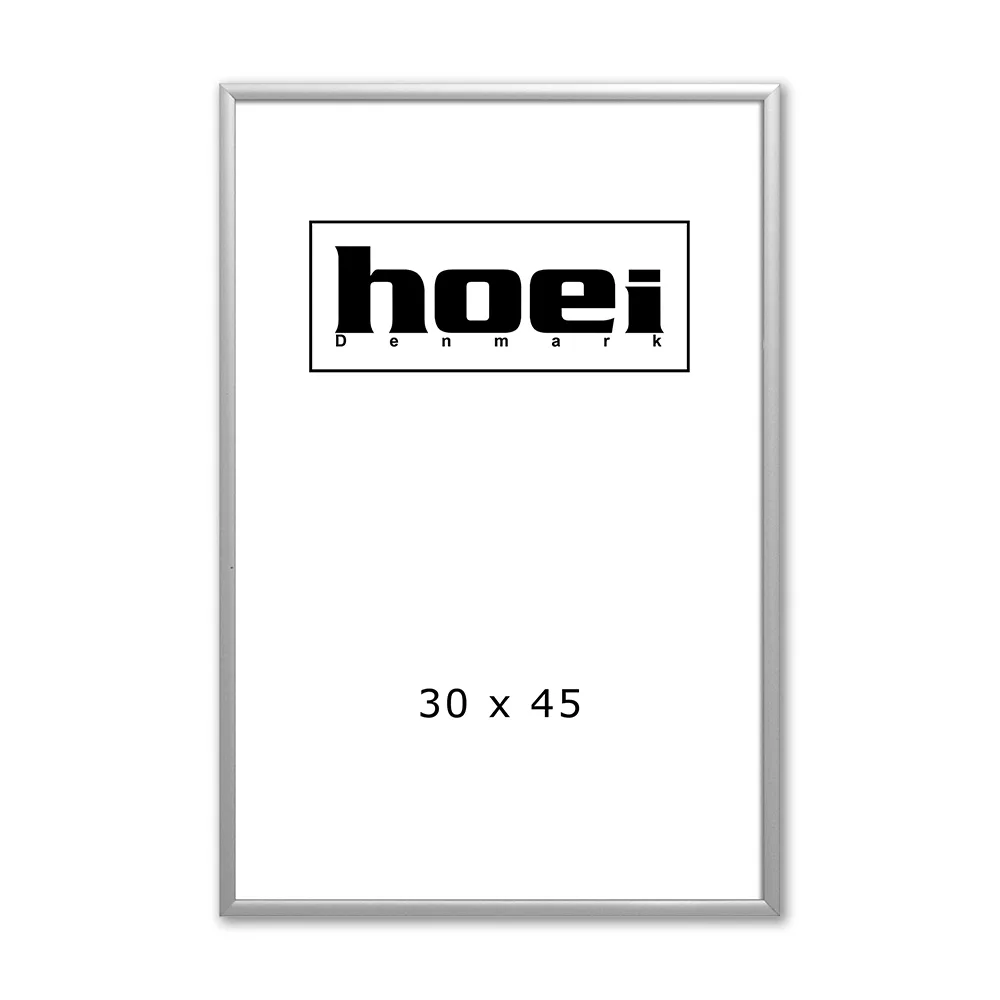 Sølv Aluminiumsramme 30x45 Cm