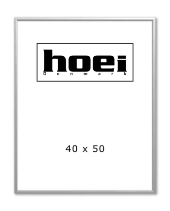 Sølv   Aluminiumsramme   40x50   Cm
