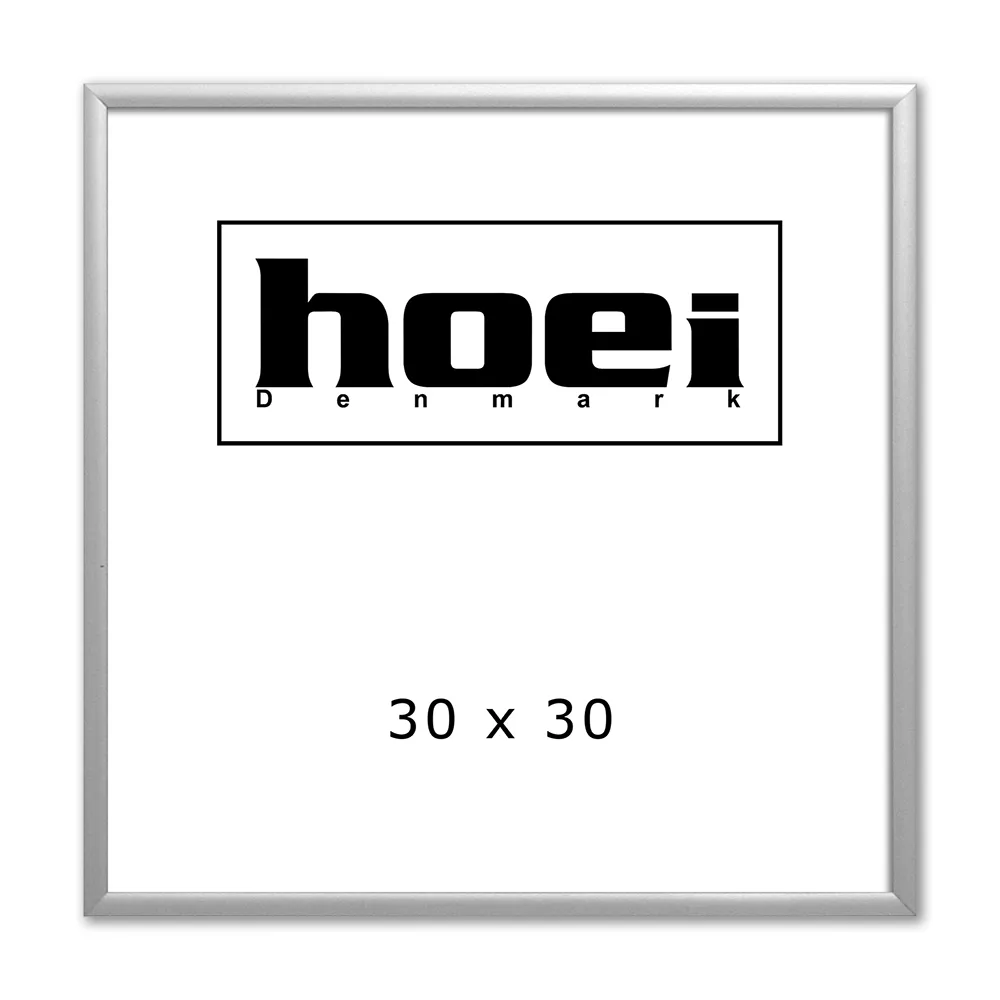 Sølv Aluminiumsramme 30x30 Cm