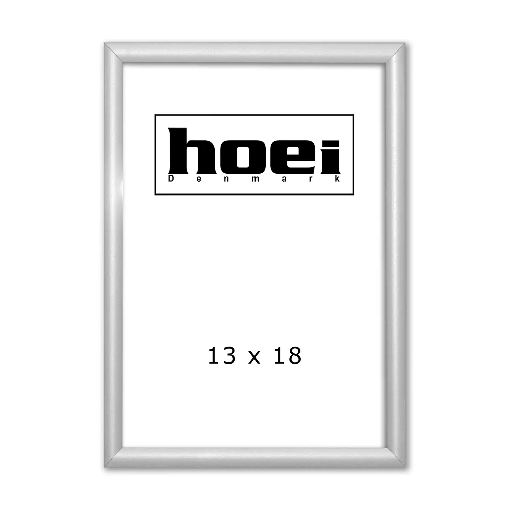 Sølv Aluminiumsramme 13x18 Cm