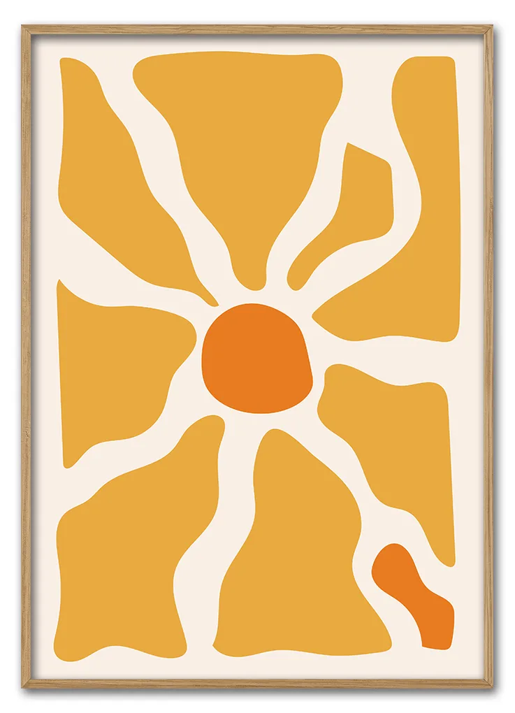 Solar Burst No 02 29 7x42 Cm