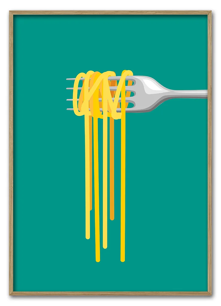 Spaghetti On A Fork 29 7x42 Cm