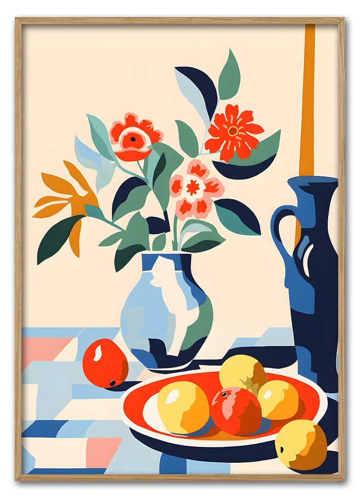 Still Life With Fruit 29 7x42 Cm