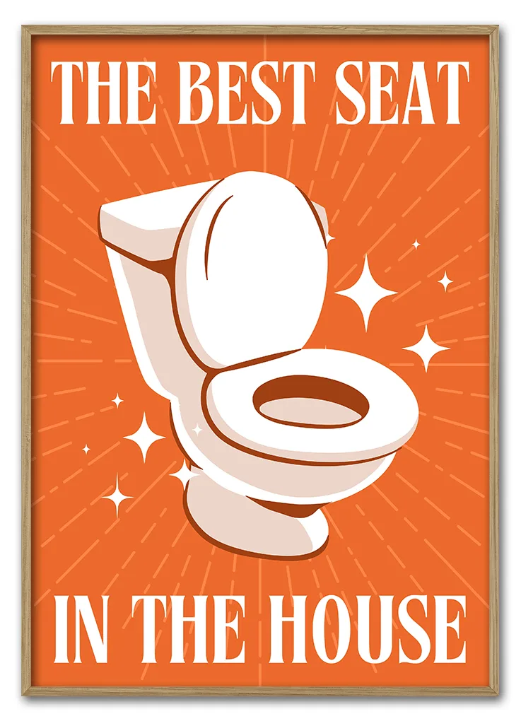 The Best Seat In The House 29 7x42 Cm