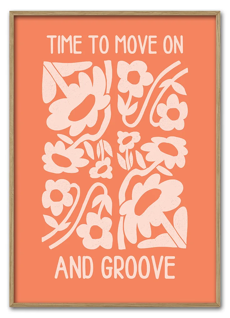 Time To Move On 29 7x42 Cm