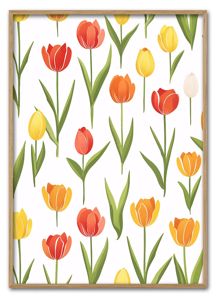 Tulip Composition 29 7x42 Cm