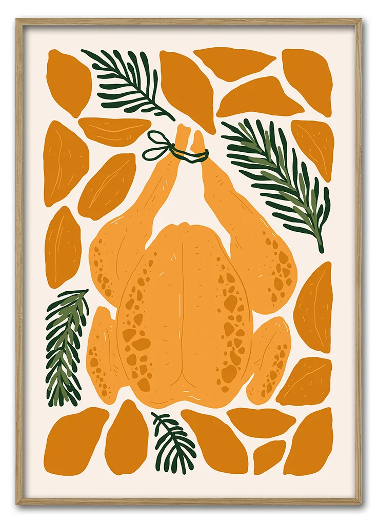 Turkey Tail Parade 50x70 Cm