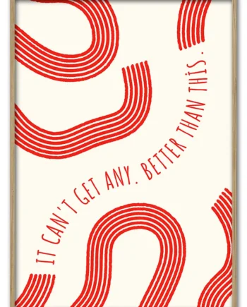 Wavy   Words   50x70   Cm