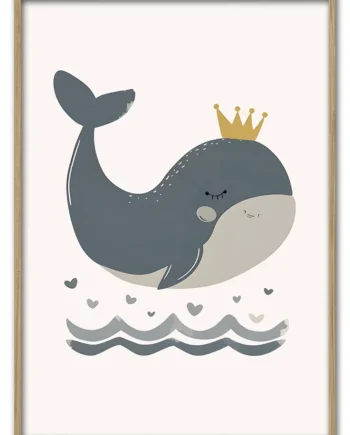 Whale   With   Crown   29   7x42   Cm
