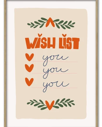 Wishlist   Of   Love   29   7x42   Cm