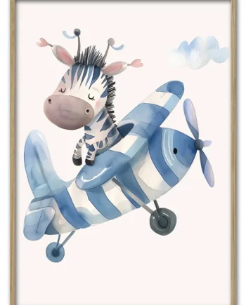 Zebra   Flyer   Blue   29   7x42   Cm