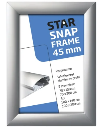Alu   Klapramme    Sølv    45   Mm   Profil