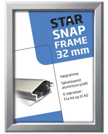 Alu   Klapramme    Sølv    32   Mm   Profil
