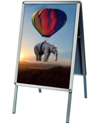 Alu - Line   Rondo   Gadeskilt    Sølv    50   X   70   Cm