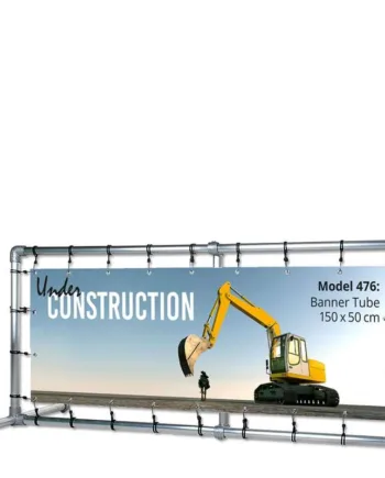 Banner   Tube   Fritstående   Ramme    150   X   50   Cm