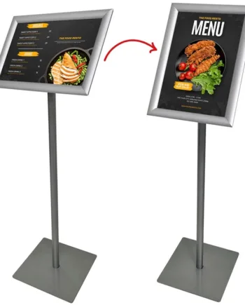 Basic   Infostand   A3   Snap   Rammeprofil   25mm    Sølv