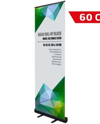 Basic   Roll - Up   Kassette    Sort    Enkeltsidet    60   Cm