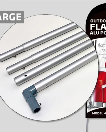 Beachflag    Outdoor   Bow   Flag    Alu   Pole    Large    Uden   Fod   Og   Flag